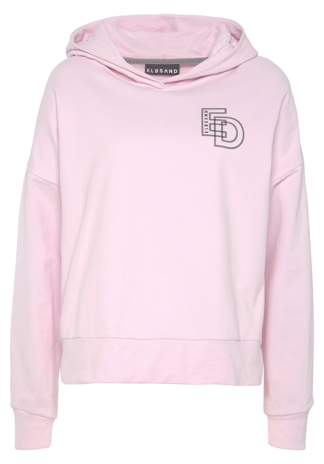 

Свитер ELBSAND Kapuzensweatshirt, розовый