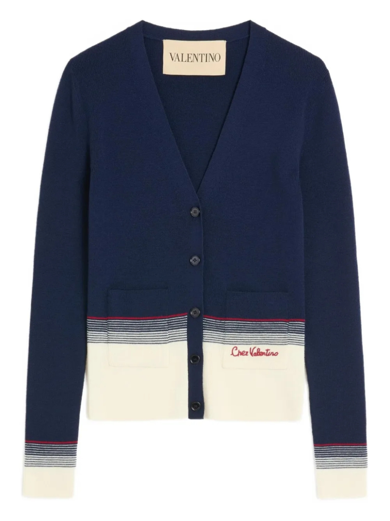 

ШЕРСТЯНОЙ КАРДИГАН Valentino Garavani, синий
