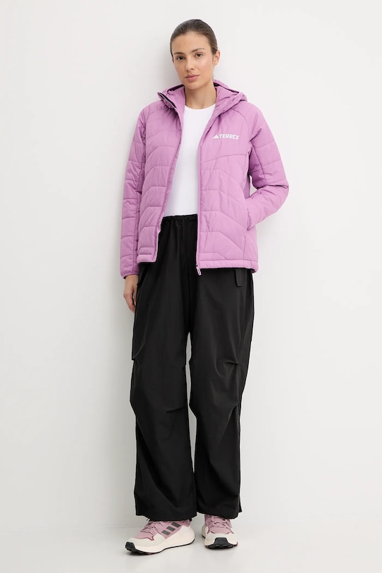 Спортивная куртка с мультиизоляцией Adidas Terrex, розовый — фото 2