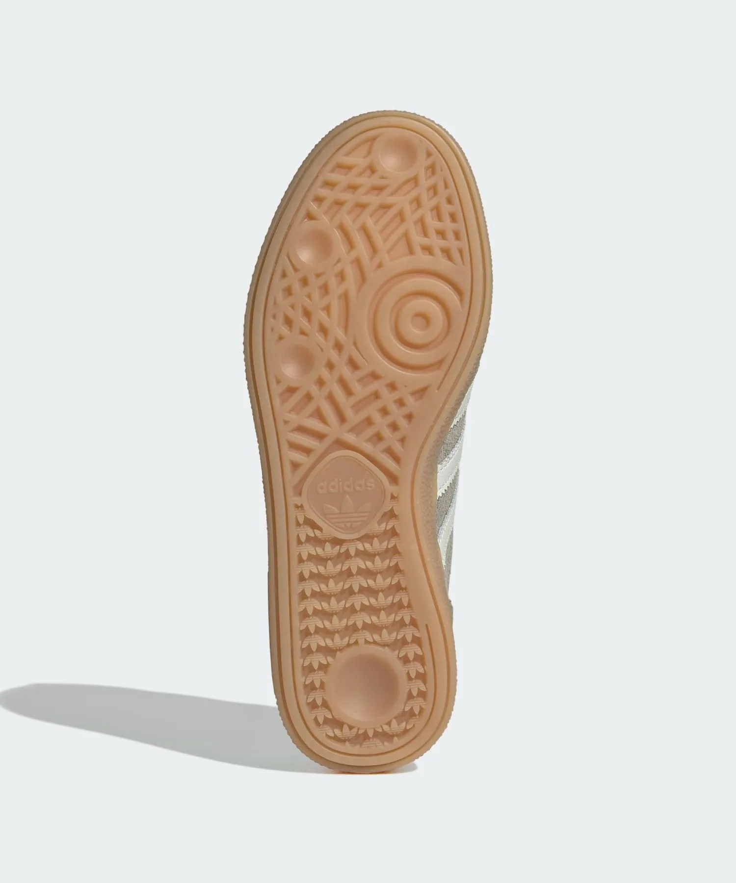 Кроссовки lifestyle из кожи и замши Handball Spezial adidas Originals серые — фото 3