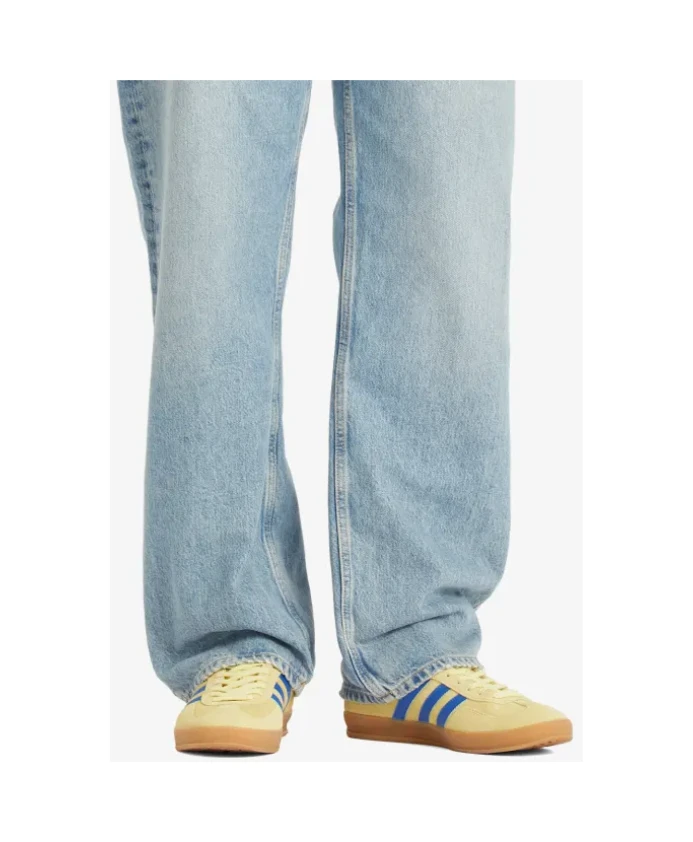 Кроссовки Gazelle для дома, желто-сине-белые Adidas Originals, желтый — фото 3