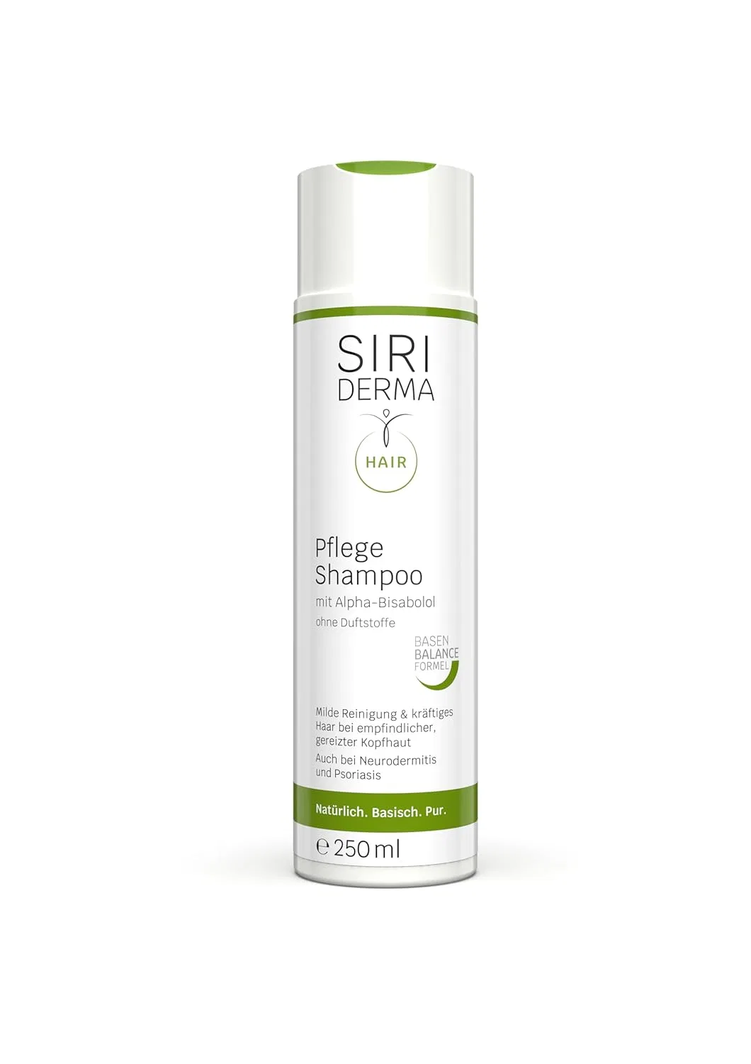 Шампунь SIRIDERMA Care Basic Care 250 мл без парабенов и силикона Siriderma