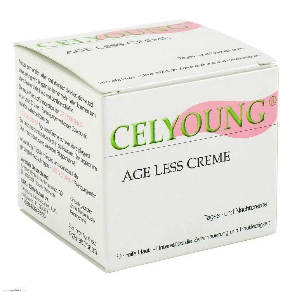 Крем для лица Krepha Gmbh & Co.Kg — Антивозрастной Celyoung Age Less, 50 мл