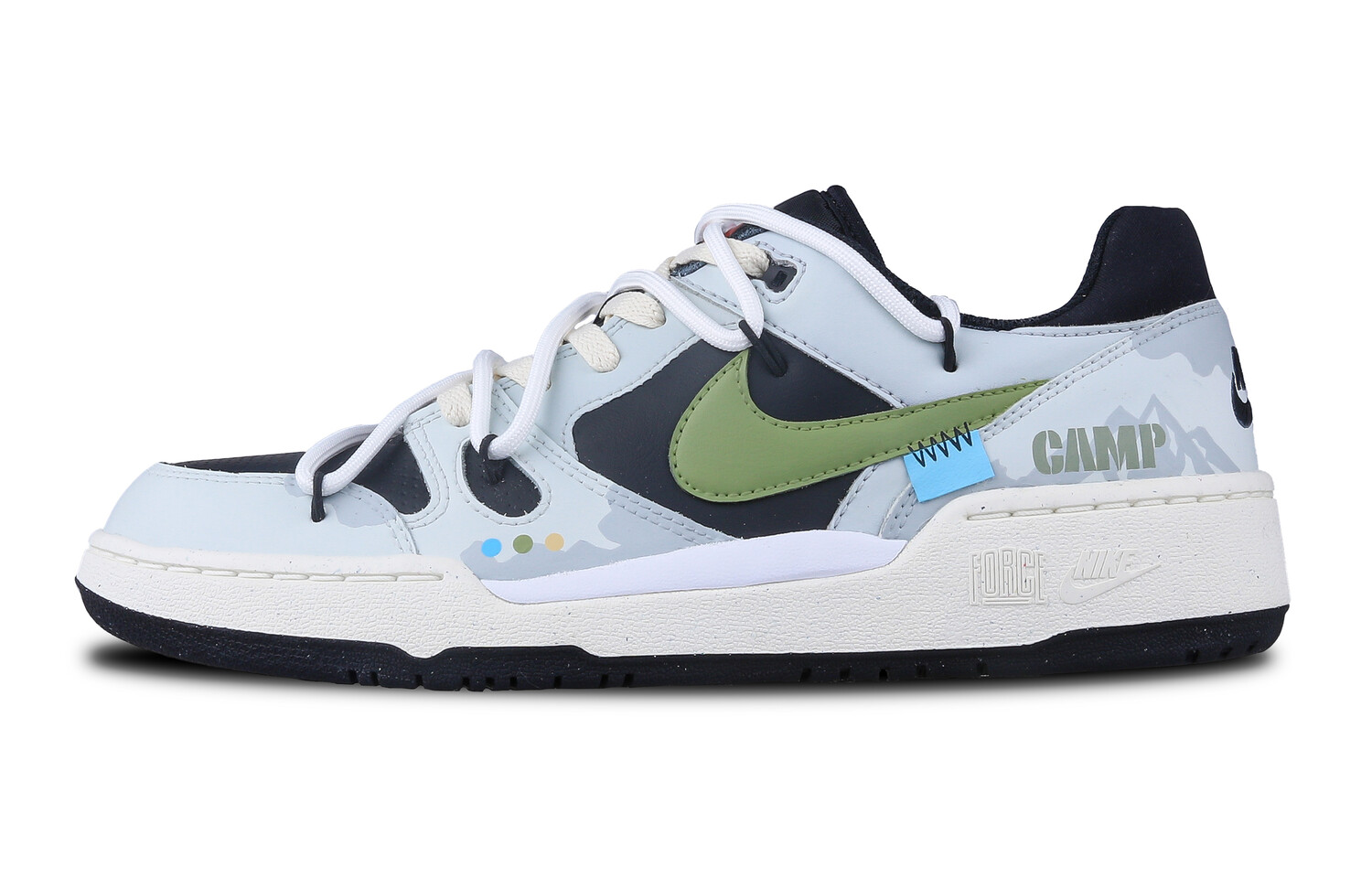 

Мужские кроссовки для скейтбординга Nike Full Force, Black/Green