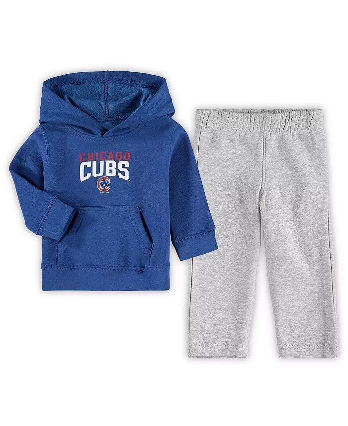 

Комплект из толстовки и штанов с принтом «Chicago Cubs Fan Flare» для мальчиков и девочек королевского, серого цвета Outerstuff