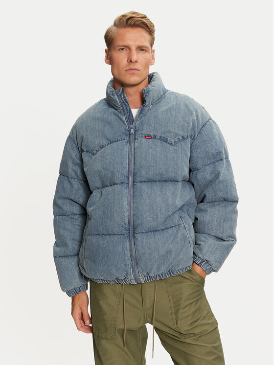 

Пуховик свободного кроя Levi'S, синий