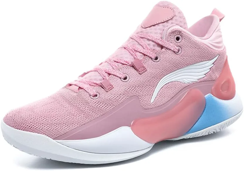 

Мужские баскетбольные кроссовки Mashangfu, мужская обувь для прогулок, работы, кроссовки для ходьбы, мужская обувь, мужские беговые кроссовки, розовый