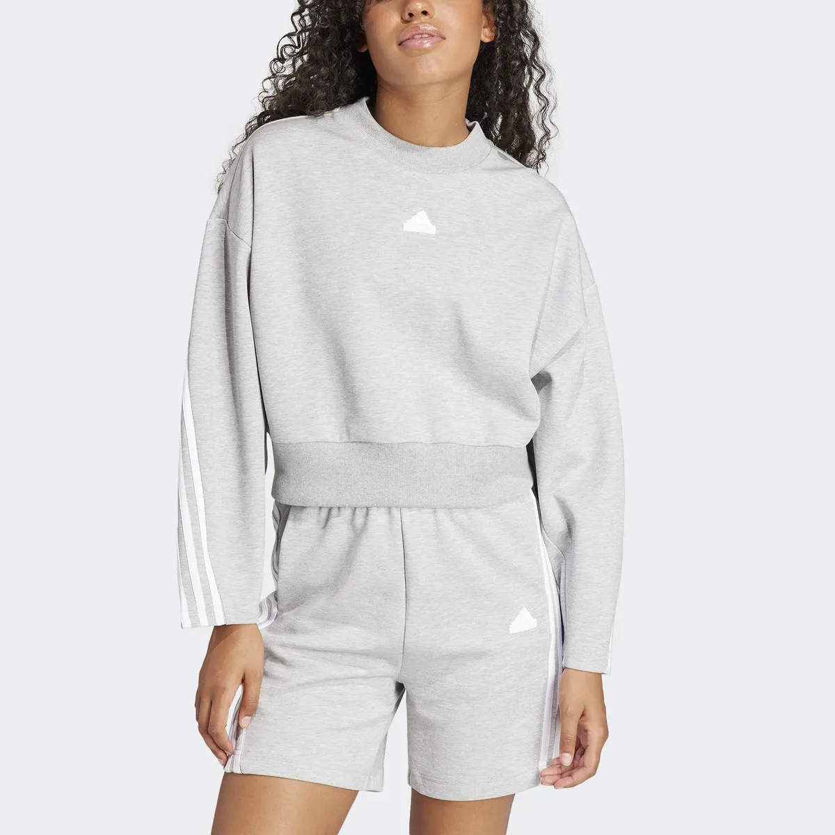 

Adidas Sportswear Толстовка "W FI 3S SWT", серый