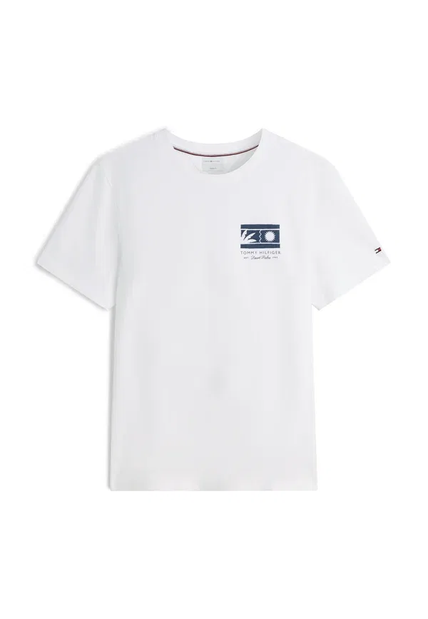 Футболка Tommy Hilfiger Love Print T-Shirt, белый — фото 4