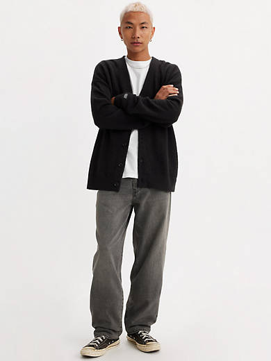 

568 Свободные прямые мужские джинсы Levi's, цвет Block Party - Grey