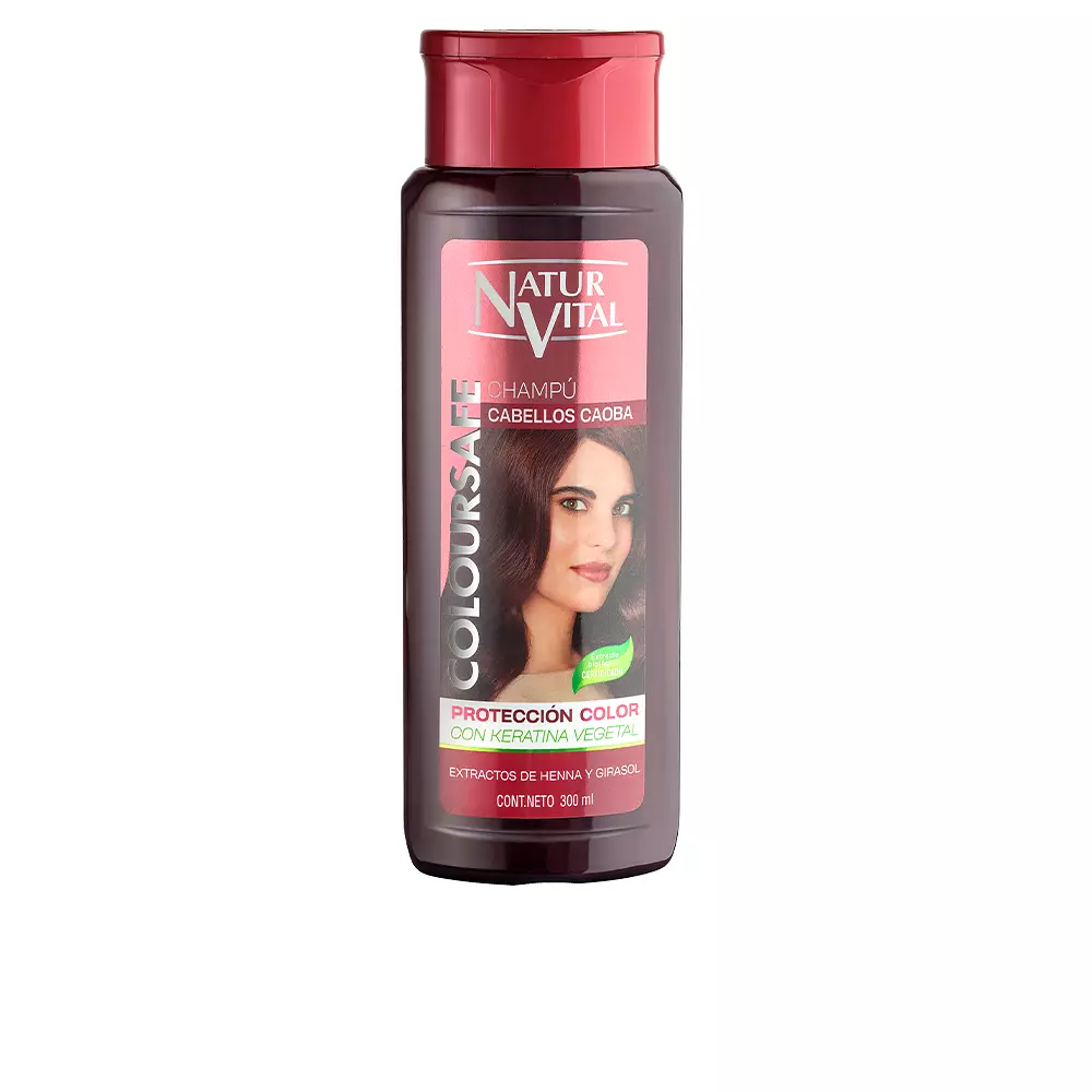 

Шампунь Champú coloursafe caoba Naturvital, 300 мл.
