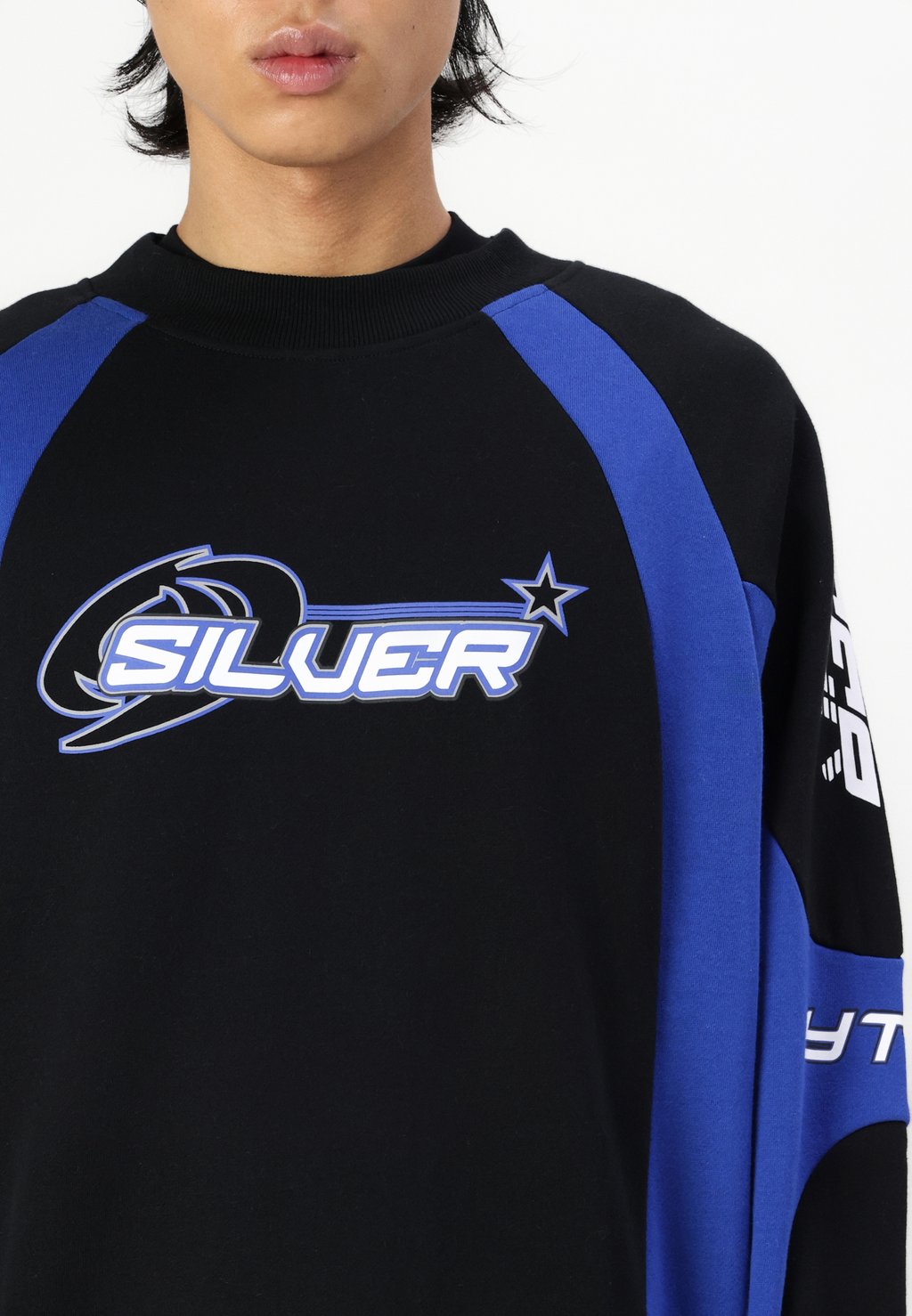 

Толстовка SILVER RACER CREW OVERSIZED UNISEX YOURTURN, черный