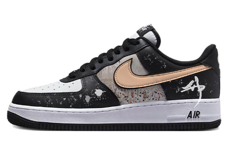 

Кроссовки Nike Air Force 1 Skateboard Shoes Unisex Low-Top White Black, Черный, Кроссовки Nike Air Force 1 Skateboard Shoes Unisex Low-Top White Black
