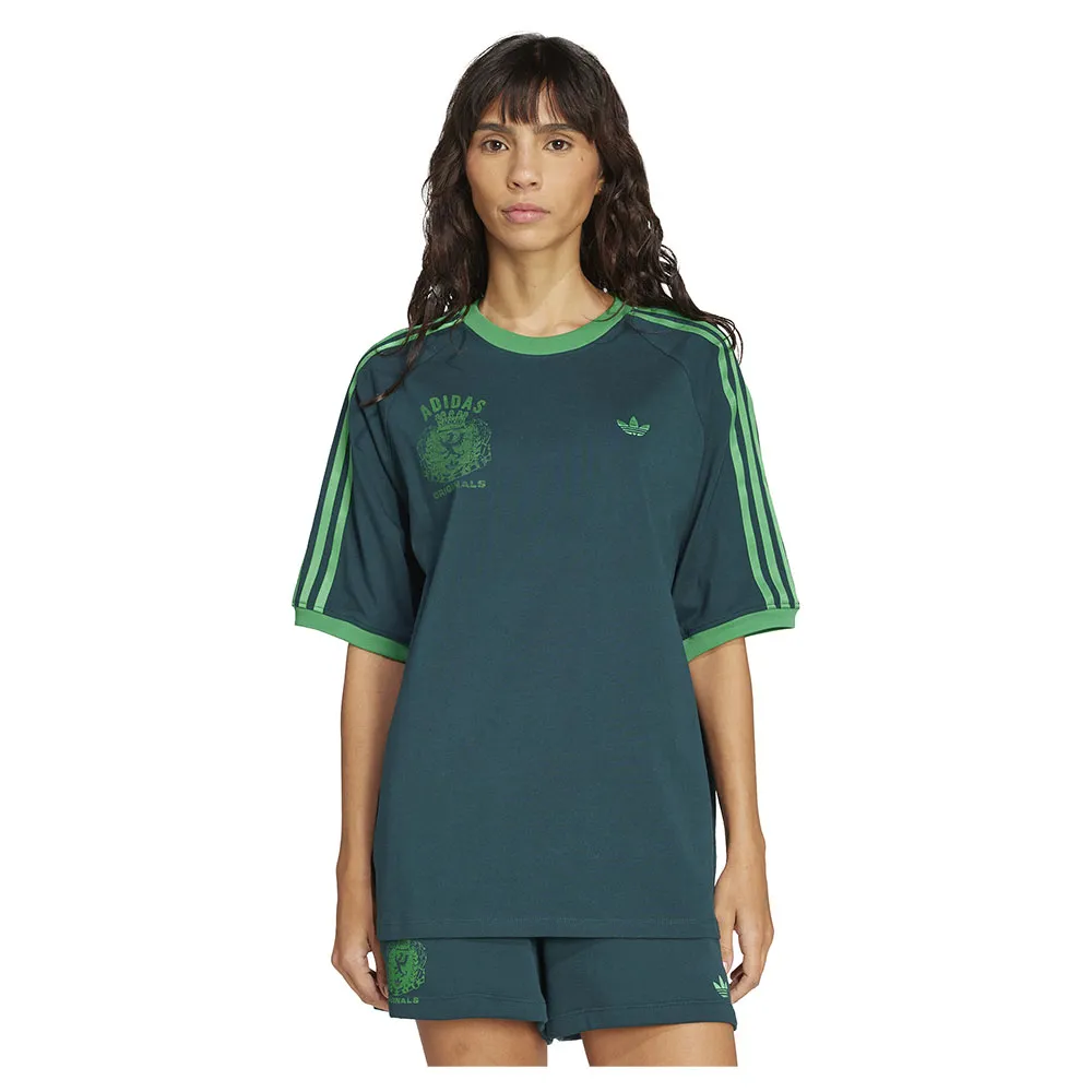 

Футболка с коротким рукавом adidas Originals Graphic Crest Loose, зеленый