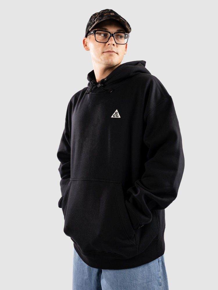 Худи Nike ACG Therma-FIT Fleece Hoodie, blk/anthracite/summit wht — фото 3