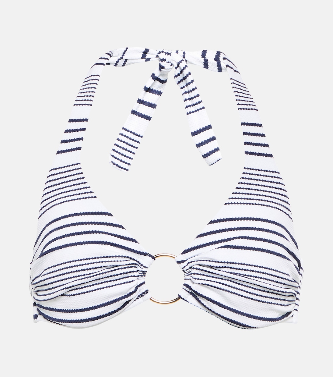 

Брюссельский бикини-топ с халтернеем Melissa Odabash, Pique Stripe