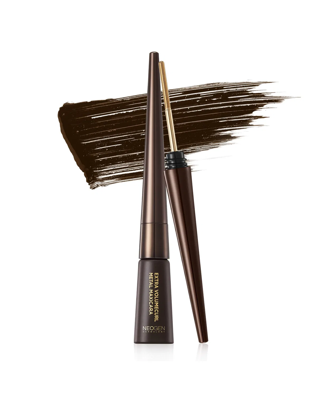 Тушь для ресниц NEOGEN Extra Volume Curl Metal Mascara, коричневая, 4 мл