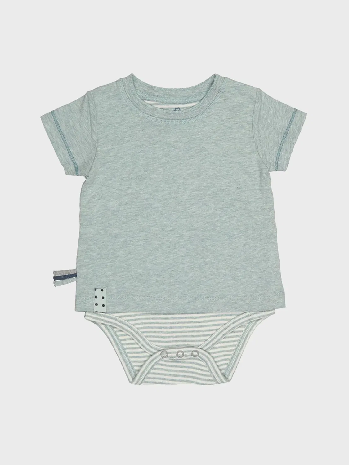Комбинезон/боди Organicera OrganicEra Organic Baby S/S T-shirt Body в бирюзовом цвете