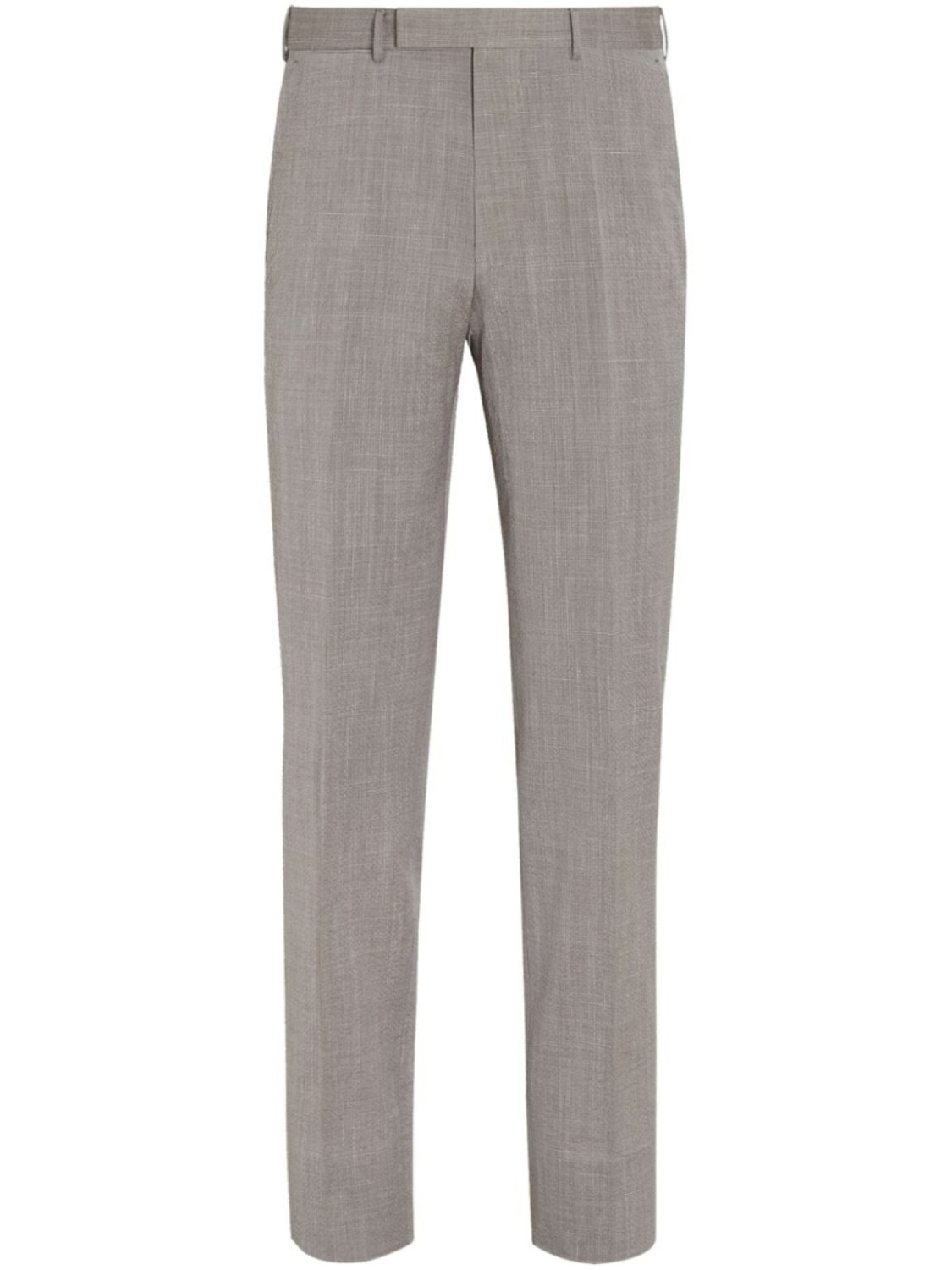 

Zegna брюки Trofeo из смеси шерсти и шелка, нейтральный цвет
