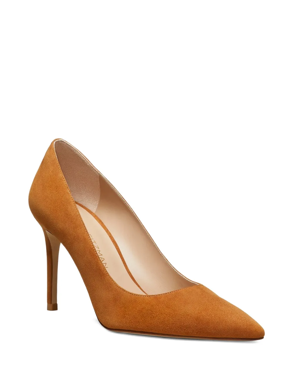 Туфли-лодочки Power 85 с заостренным носком Stuart Weitzman, коричневый — фото 2