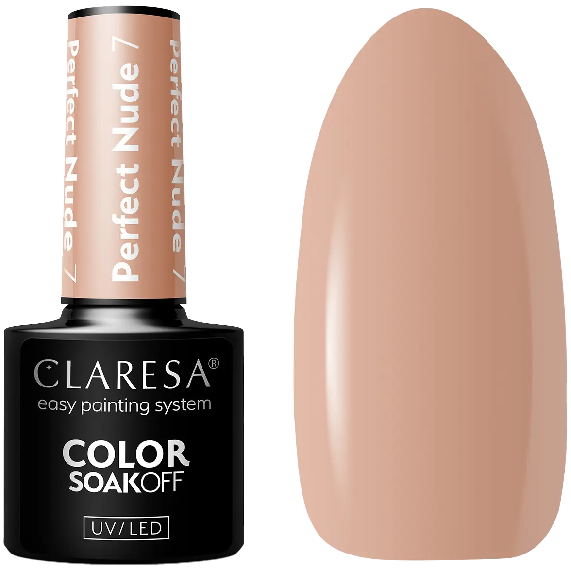 

Гибридный лак для ногтей 7 Claresa Perfect Nude, 5 гр