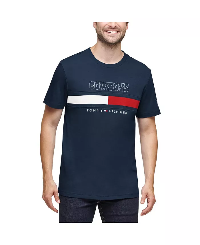 

Мужская синяя футболка Dallas Cowboys Insert Tommy Hilfiger