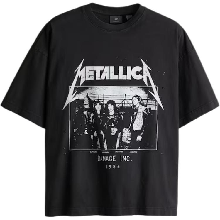 

H&M Футболка мужская черная