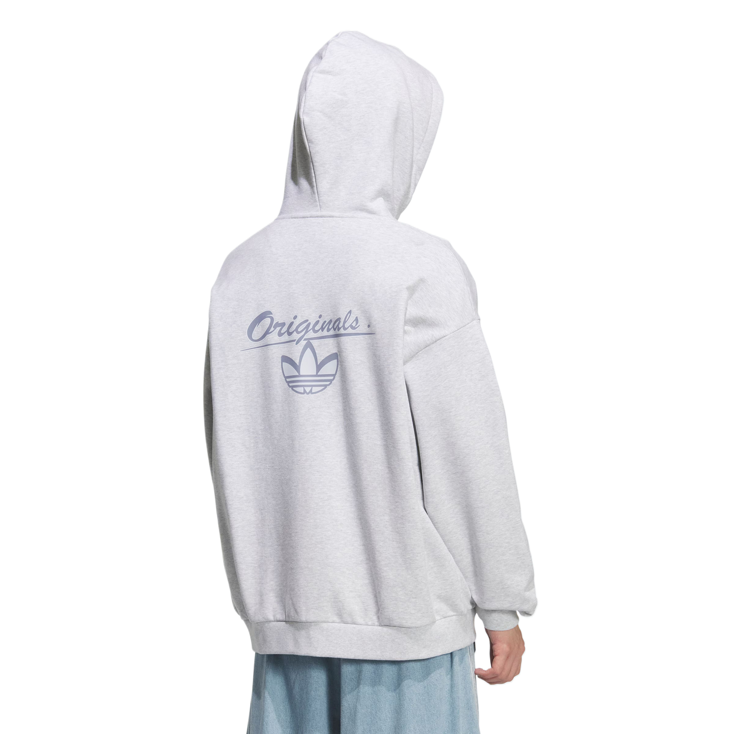Adidas Originals Куртка унисекс светло-серый меланж, Light Heather Gray — фото 3