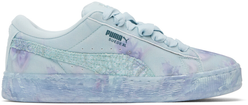 

Синие кроссовки Puma Edition Suede XL Tie Dye Collina Strada