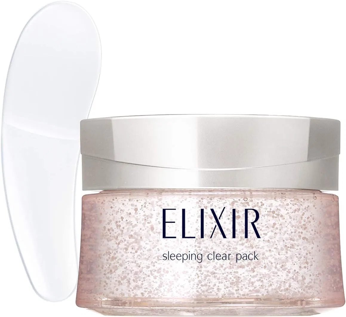Осветляющая ночная гель-маска Elixir Brightening Sleeping Gel Pack, 105 г, аромат аква-флора — фото 4
