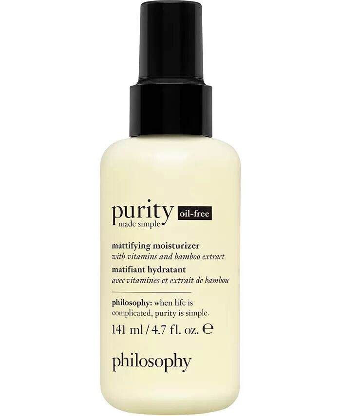 

Безмасляный матирующий увлажняющий крем Purity Made Simple, 4,7 унции Philosophy