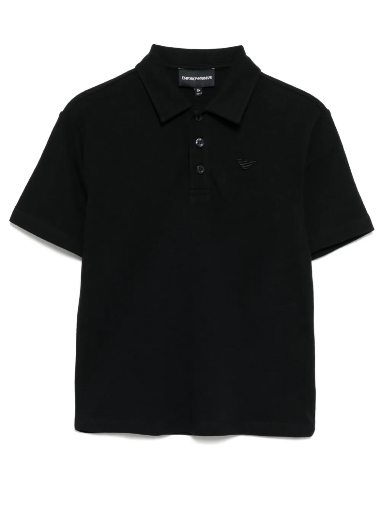 

Рубашка поло с нашивкой-логотипом Emporio Armani Kids, синий