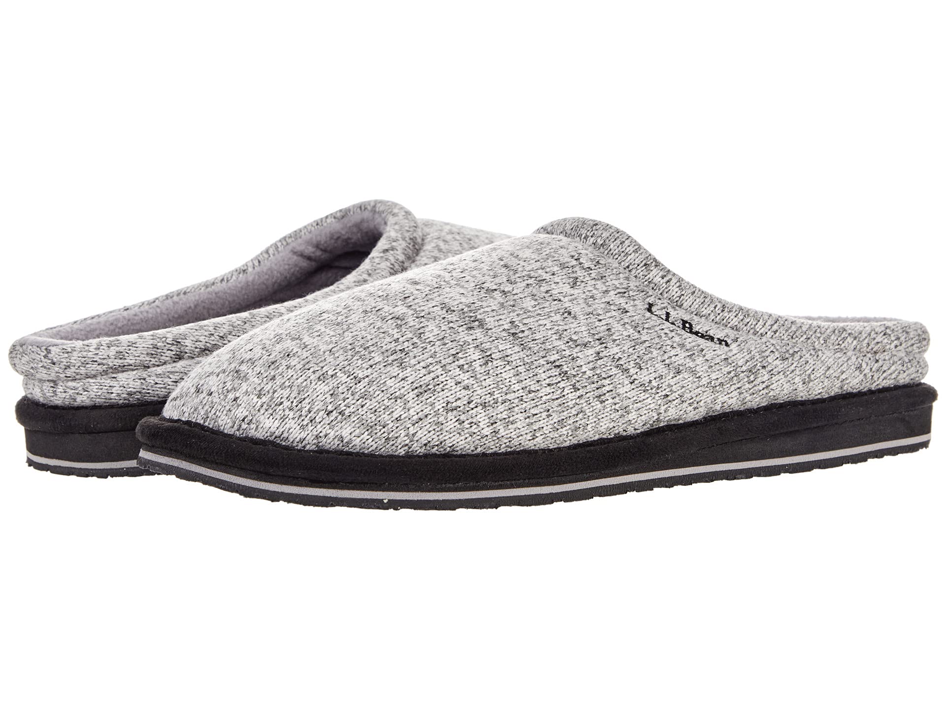 

Тапочки L.L.Bean Sweater Fleece Slipper Scuff, цвет Gray Heather