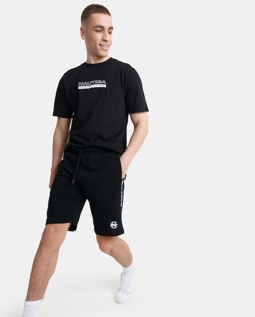 

Мужские шорты с принтом сбоку Nautica, черный
