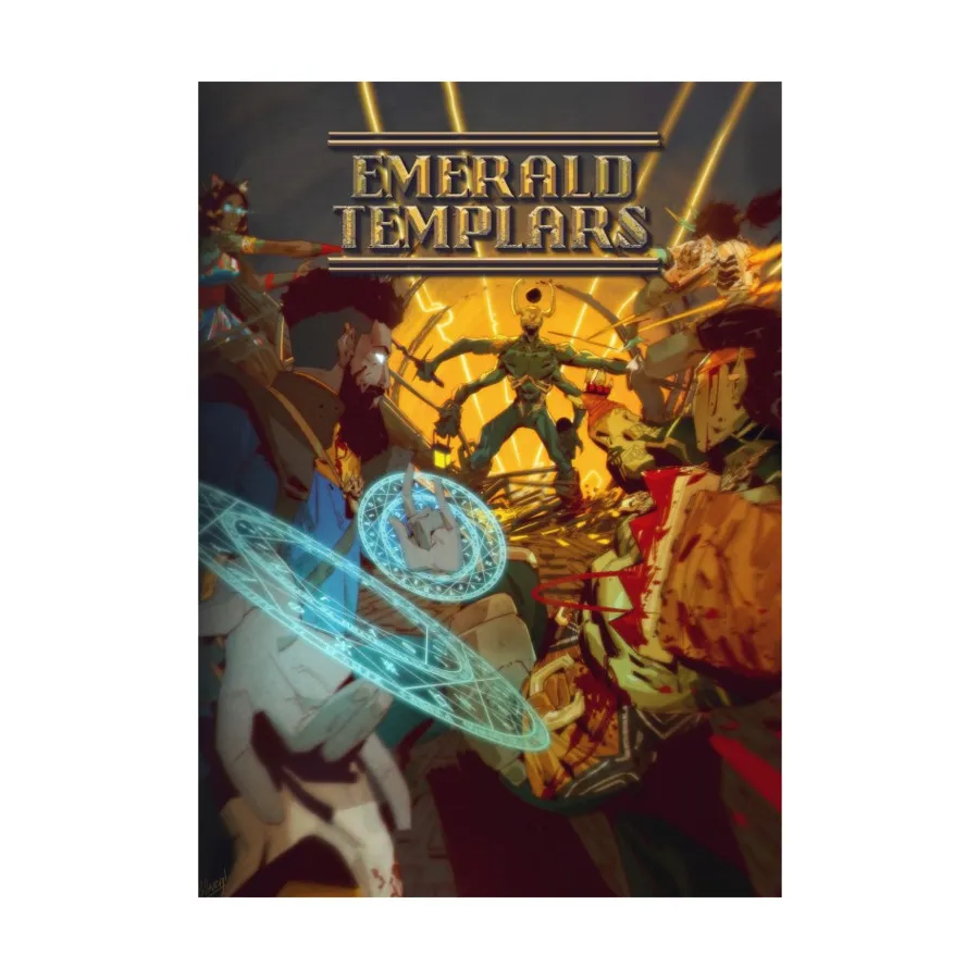

Emerald Templars Core Rulebook, Role Playing Games (Geek Lyfe), твердый переплет