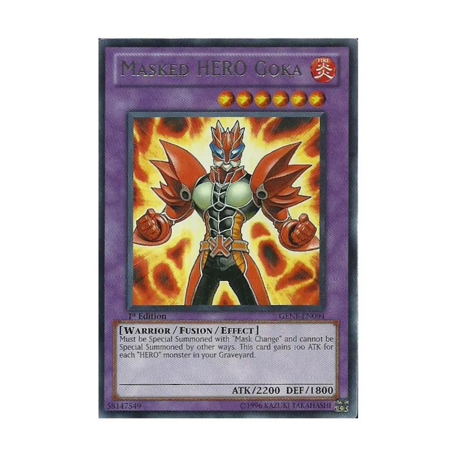 

CCG Герой в маске Гока (Редкий), Yu-Gi-Oh - Generation Force - Singles