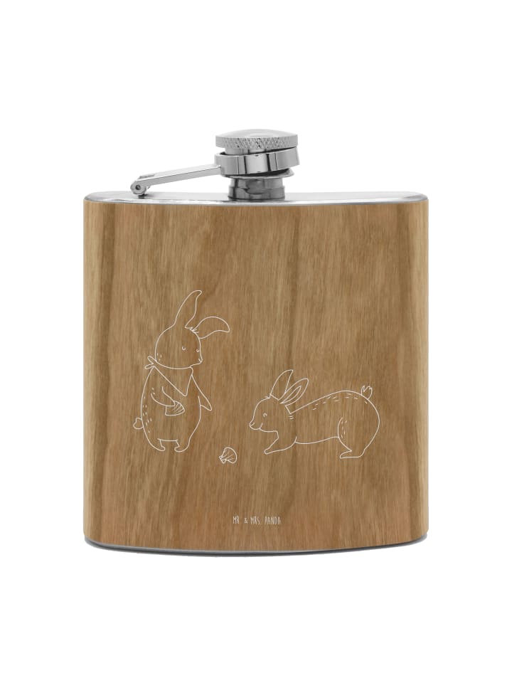 

Mr. & Mrs. Panda Фляжка, кроличья раковина, без слов, коричневого цвета