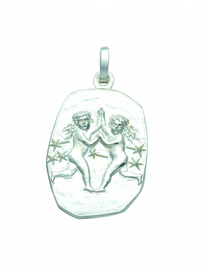 

Adeliás Подвеска из серебра 925 пробы с изображением знака зодиака Близнецы для женщин и мужчин