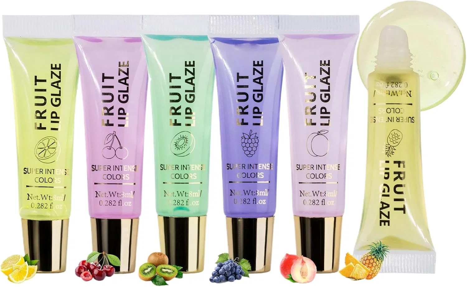Блеск для губ Moisture Lip Glaze с ароматом фруктов, бесцветный