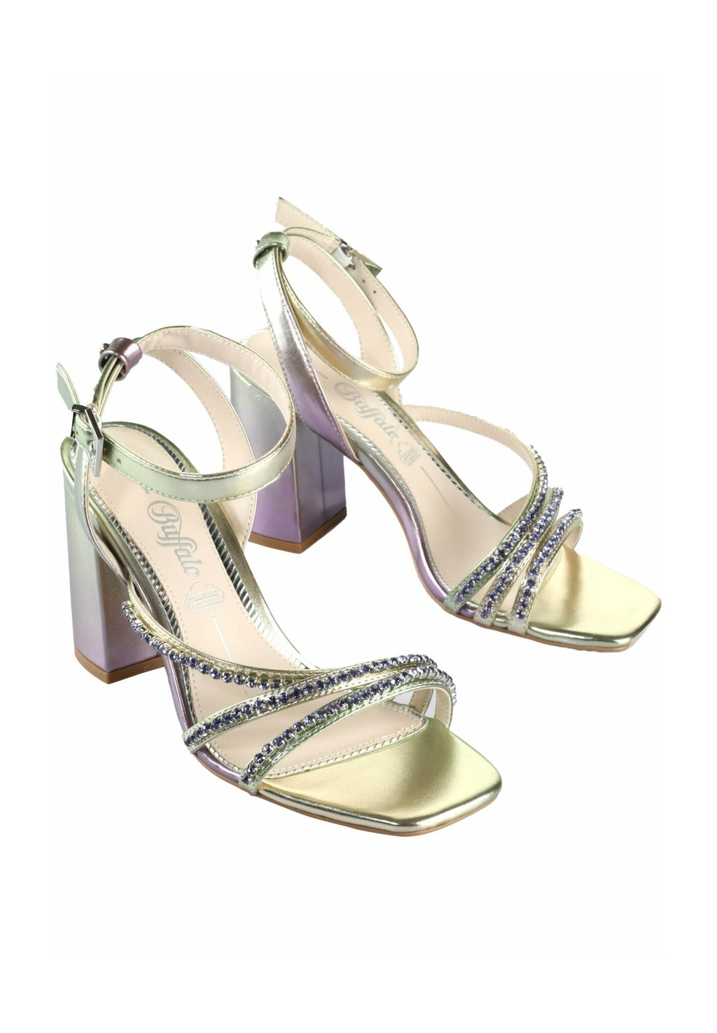 Босоножки на высоком каблуке CHARLOTTE SHINE - Sandals Buffalo, фиолетовый — фото 2