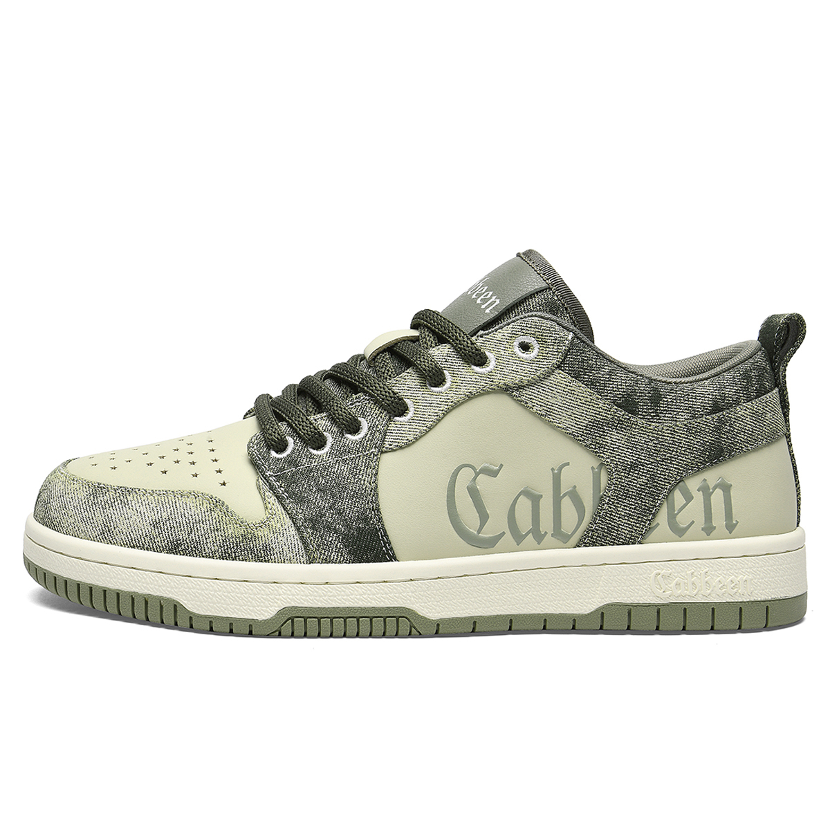 

Cabbeen Низкие скейтерские кроссовки мужские травянисто-зеленые, цвет Grass Green