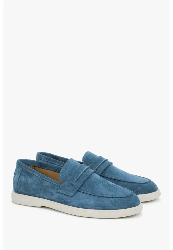 Мокасины мужские повседневные Estro er00119490 40 slip ons, синие — фото 2