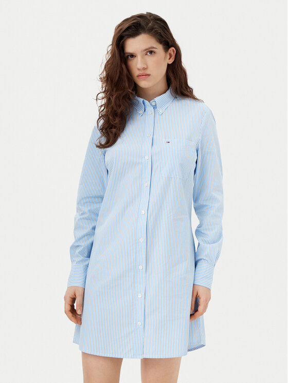 

Платье-Рубашка стандартный крой DW0DW20334 Tommy Jeans, синий