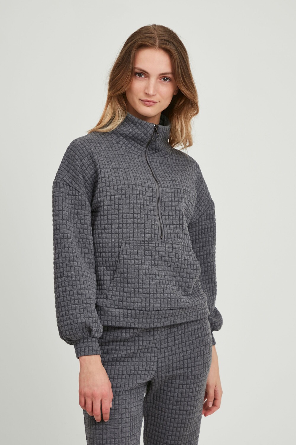 

Толстовка b.young Sweater BYULISA 20810527, серый