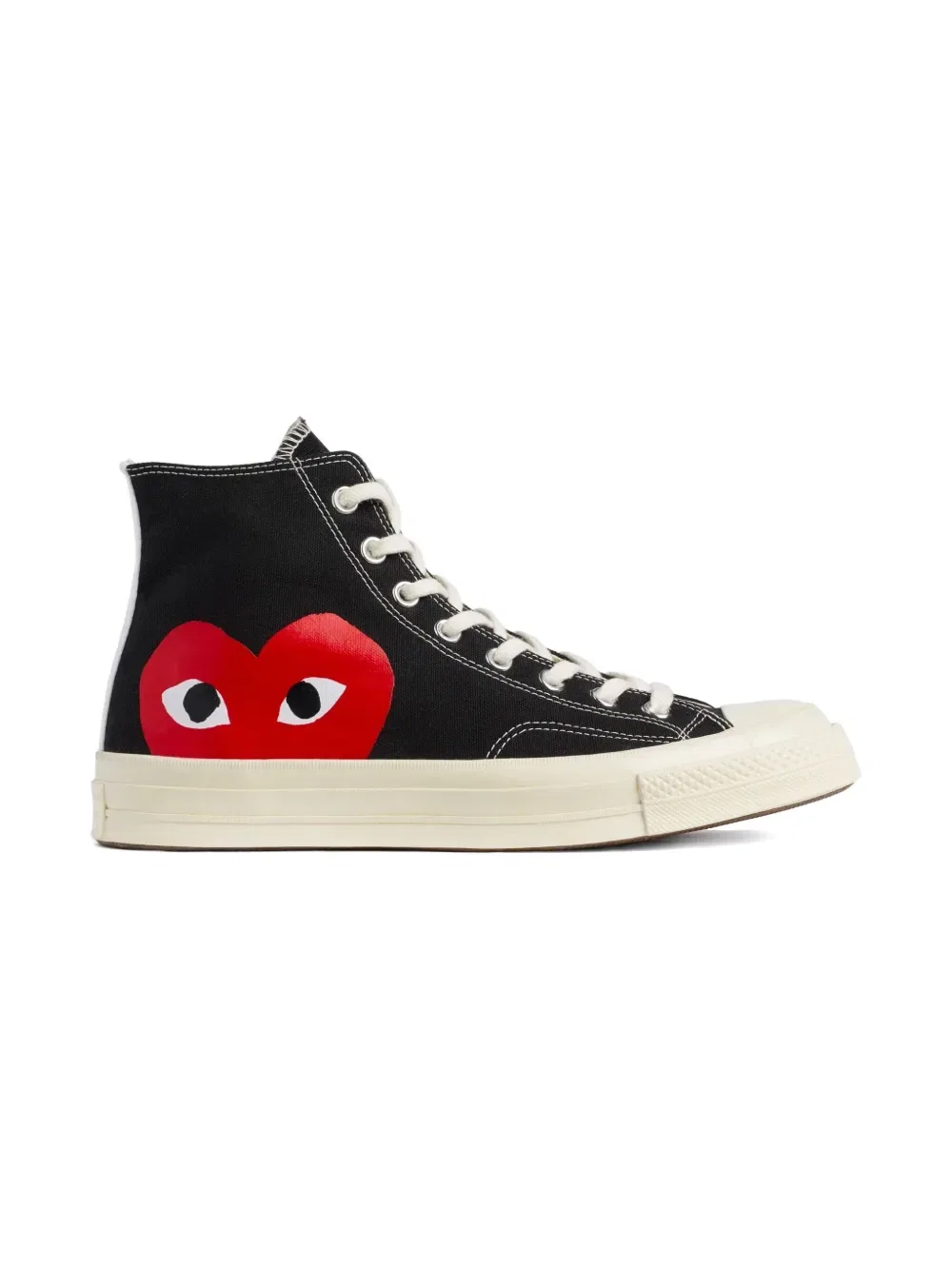 Высокие кроссовки Chuck 70 с логотипом в виде сердца Comme Des Garçons Play X Converse, черный — фото 2