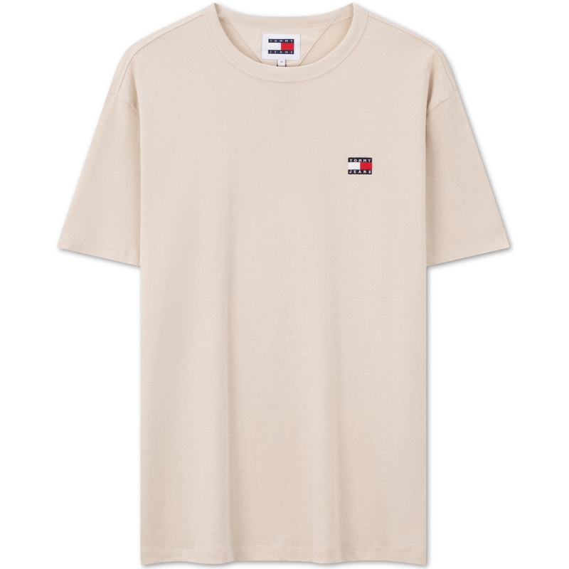 Футболка с коротким рукавом мужская Tommy Hilfiger, цвет экрю ACG — фото 2