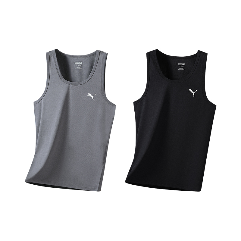

PUMA Мужской топ 2 шт, комбинация черного и белого