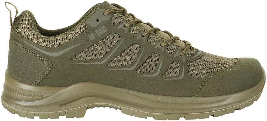 Тактические кроссовки M-Tac Trainers Tactical IVA Trainers Shoes Мужские тактические спортивные кроссовки армейского образца, Olive — фото 3