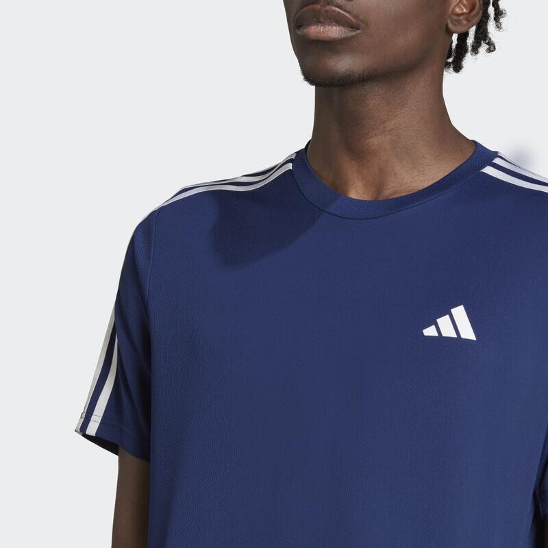Рубашка Adidas, цвет dunkelblau/weiss — фото 4
