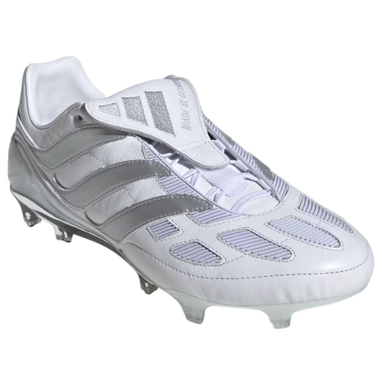 Adidas Predator Precision Firm Ground 'White Silver' — фото 2